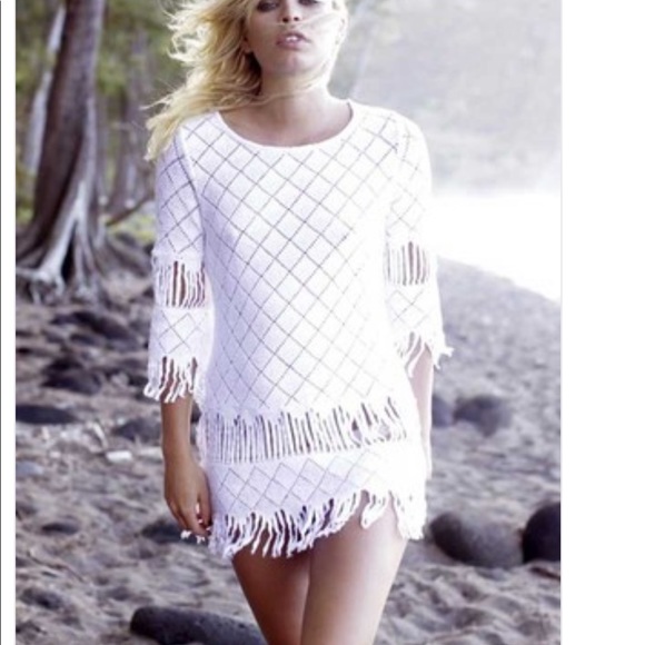 Gorgeous Nightcap tribal fringe open back top - Picture 2 of 16